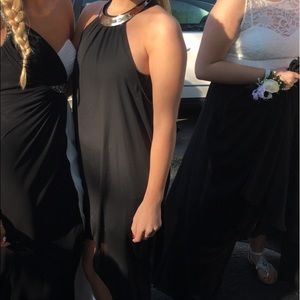 Black High Low Dress